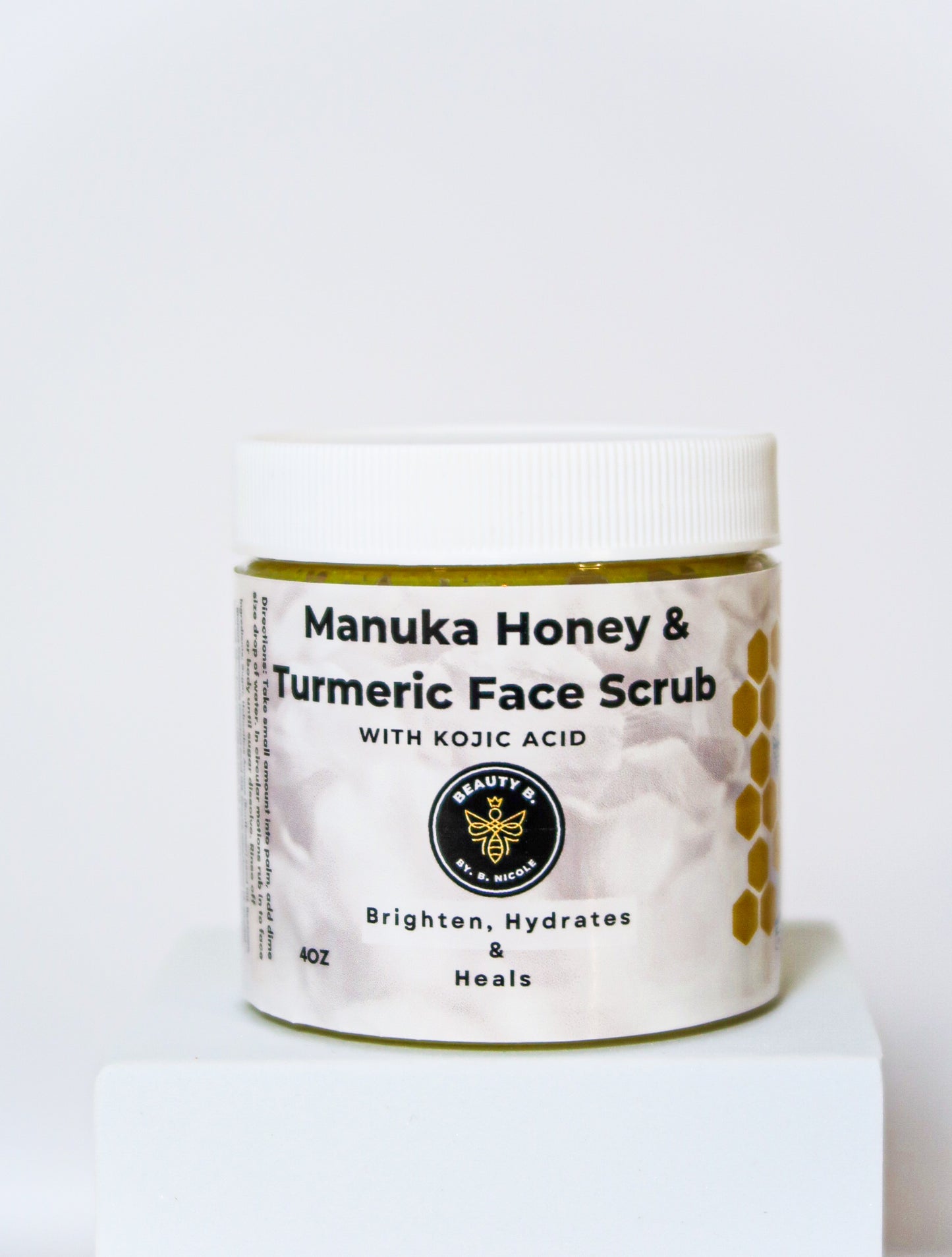 Manuka Honey & Turmeric Face Scrub With Kojic